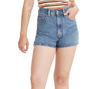 Levi’s high waisted mom shorts